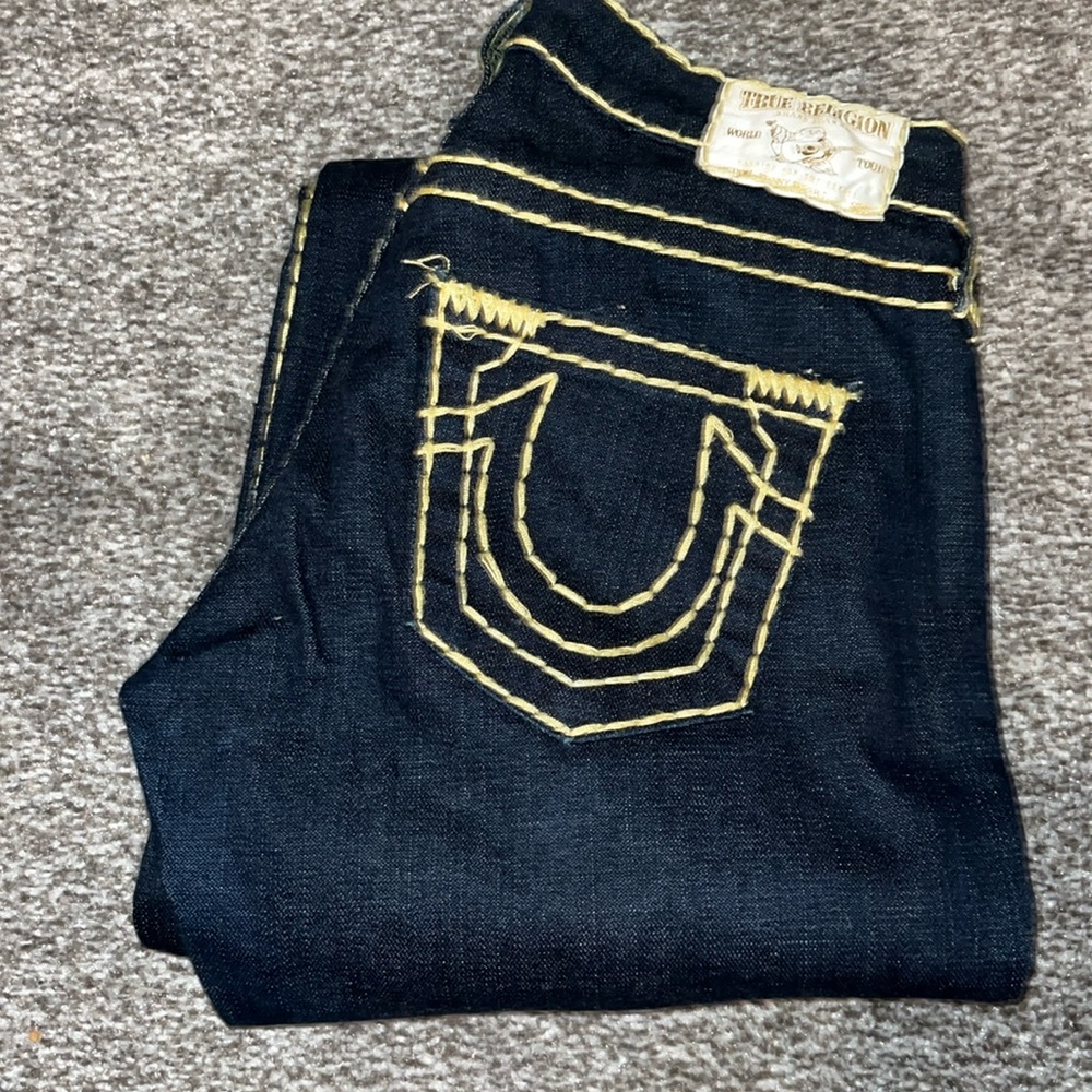 Triple stitch true religion jeans